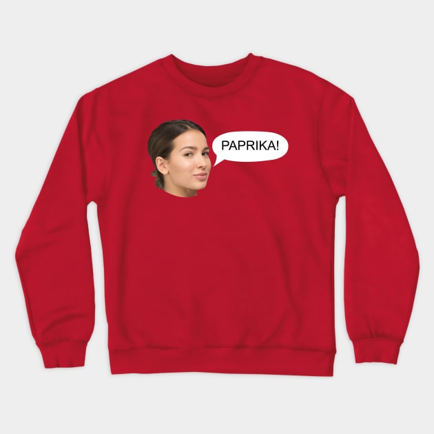 Paprika! Catchphrase Design Crewneck Sweatshirt by Brobocop